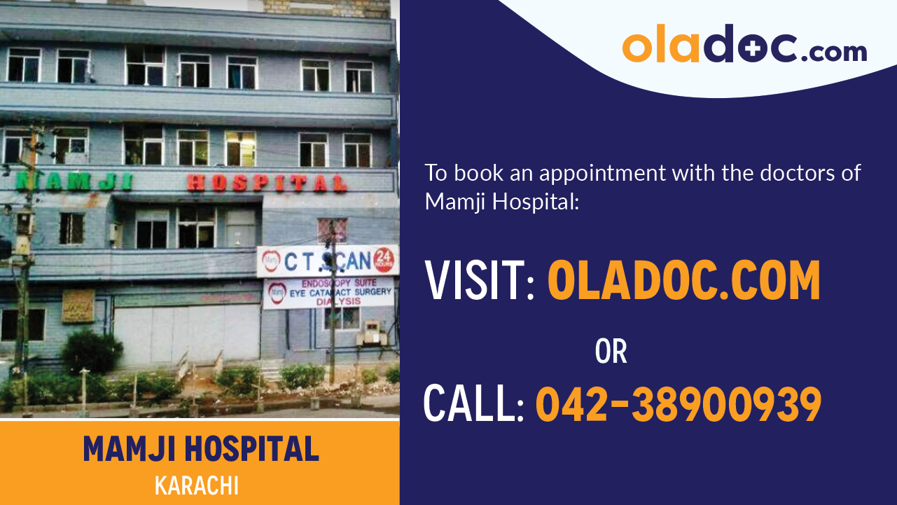 Book Appointment With Doctors at Mamji Hospital Karachi